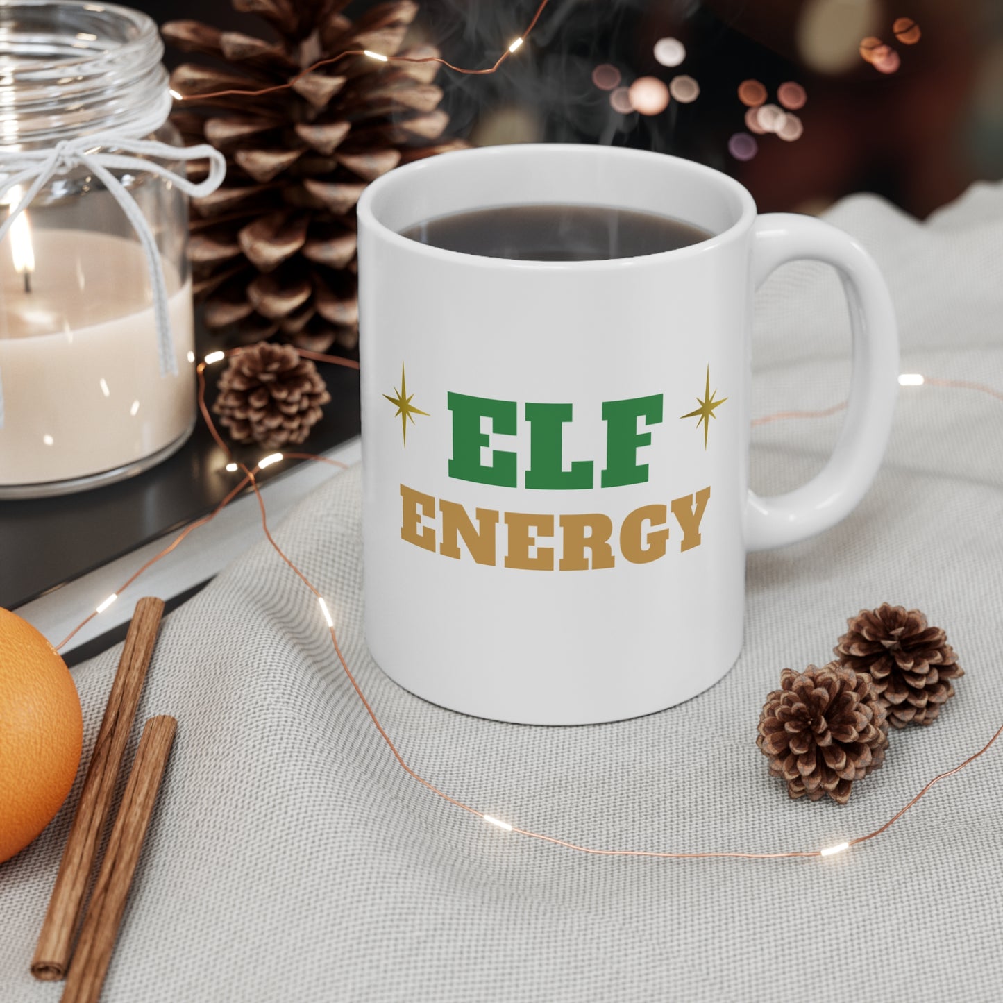 Elf Energy Mug — Festive Fuel for the Holidays