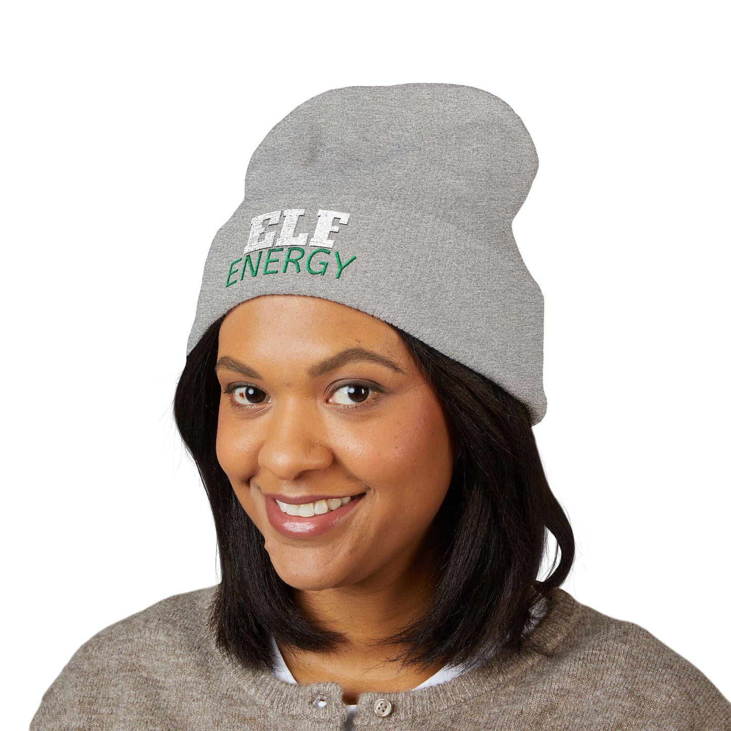 Elf Energy Beanie — Holiday Hustle Edition