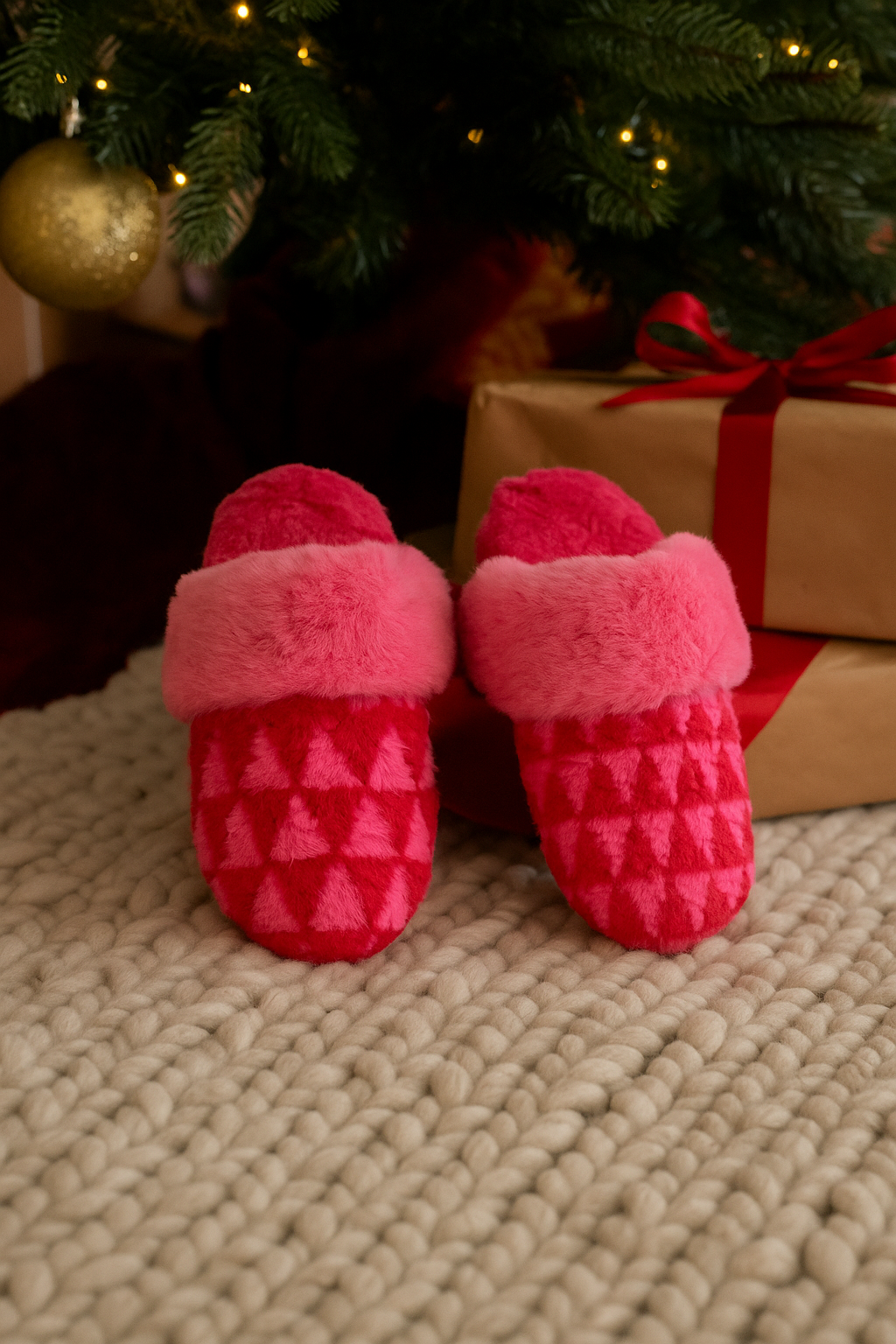 Sweet & Snuggly Holiday Slippers