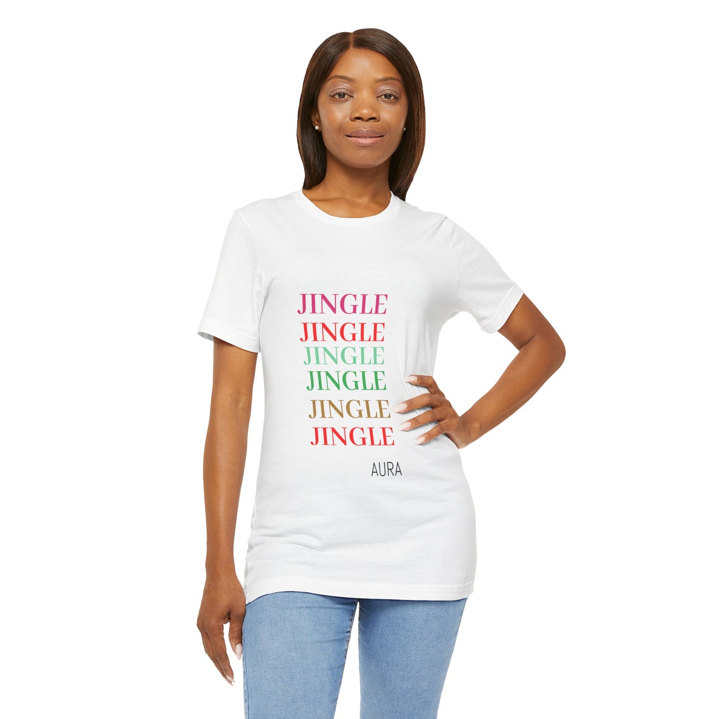 Jingle Aura Tee — Modern Holiday Vibes