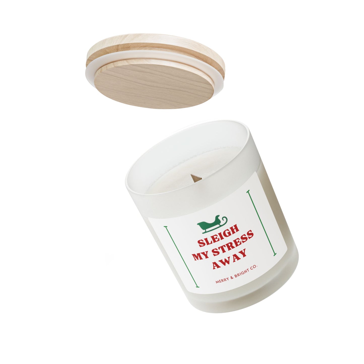 Sleigh My Stress Away Candle — Limited Holiday Drop