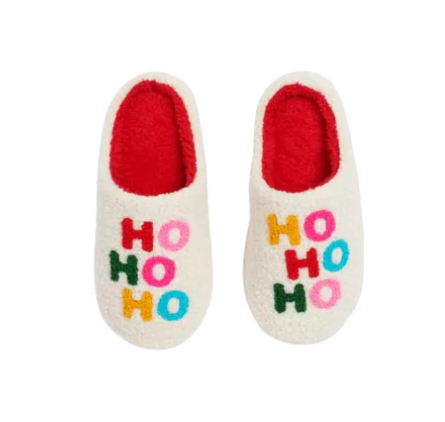 Ho Ho Ho Holiday Slippers