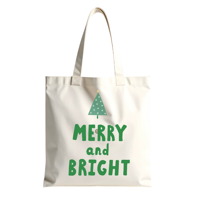 Merry and Bright Tote Bag