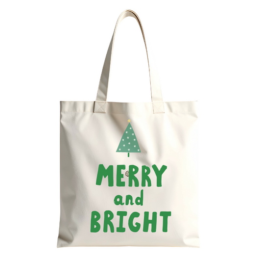 Merry and Bright Tote Bag
