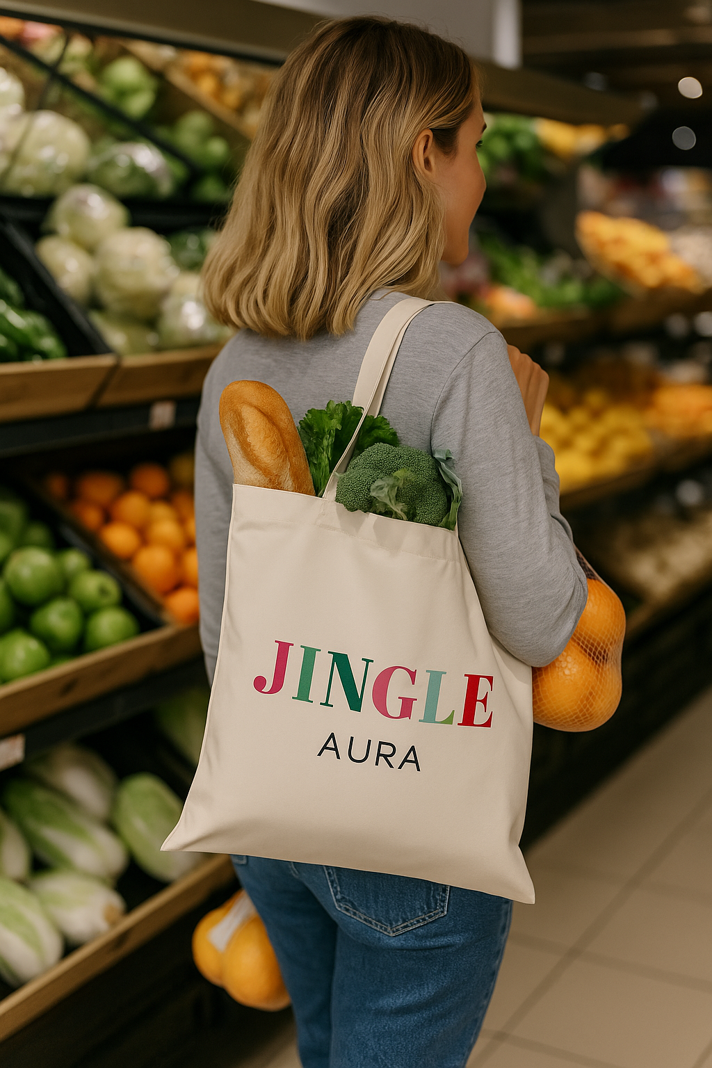 Jingle Aura Tote Bag